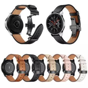 Ремешок AKGLEADER для часов Samsung Galaxy Watch 46 мм, стальной браслет с бабочкой для Gear S3 Classic Frontier Huawei