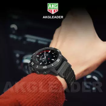 Ремешок AKGLEADER из настоящего углеродного волокна для Garmin Fenix 8 7X 6X 6S 6 Pro, браслет для Garmin Band 26 мм, ремешок для часов, аксессуары