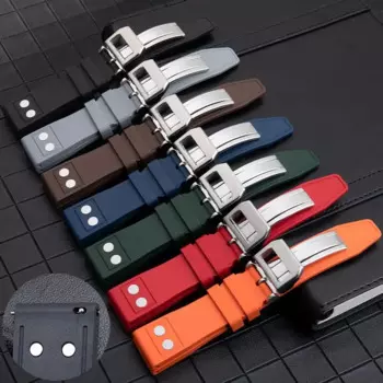 Ремешок BEFIA для наручных часов, мягкий резиновый браслет для IWC, большой пилот, топ-пистолет, ремешок для часов, 20 мм 21 мм 22 мм