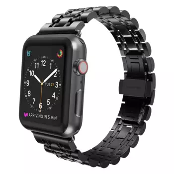 Ремешок для apple watch 5 band 44 мм 40 мм, браслет из нержавеющей стали для iwatch Series 4 3 2 band 42 мм 38 мм
