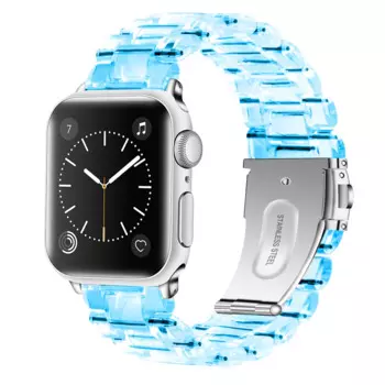 Ремешок для apple watch band series 5 4 44 мм 40 мм, прозрачный браслет для iwatch bands 3 42 мм 38 мм, умные часы