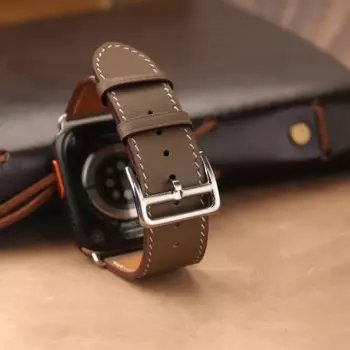 Ремешок для Apple Watch Band Ultra 8 7 6 5 4 3 SE, кожаный браслет ручной работы для Apple Watch Band 49 мм 44 40 45 41 42 38 мм для iWatch
