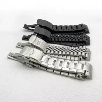 Ремешок для часов 22 мм SKX007 SRPD Samurai SRPE, браслет из нержавеющей стали, складная пряжка, ремешок для часов с твердыми дугами