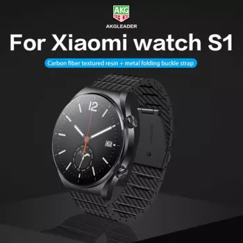 Ремешок для часов AKGLEADER из углепластика для xiaomi watch 1S, цвет 20 мм 22 мм, ремешок для часов huawei GT 3 pro huami vivo