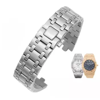 Ремешок для часов Audemars Piguet Royal Oak, морская серия AP15400 15407ST, ремешок для часов, антикоррозийный, двойной пресс, пряжка-бабочка, 28 мм