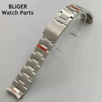 Ремешок для часов BLIGER 20 мм 904L из нержавеющей стали
