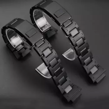 Ремешок для часов Casio выпуклый 16 мм, DW5600 GW-B5600 DW5610, черный пластиковый стальной браслет для часов, мужские аксессуары