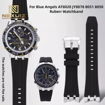 Ремешок для часов Citizen Blue Angel Generation AT8020, браслет небесного орла JY8078 JY8050 JY8051 JY8058, 22 23 24 мм с дугой