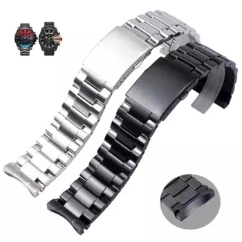 Ремешок для часов Diesel DZ4318, 4323, 4283, 4309, оригинальный стиль, нержавеющая сталь, мужской браслет 26 мм, серебристо-черный