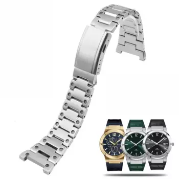 Ремешок для часов Ferragamo F-80 Sports Series с мужским браслетом, твердый ремешок из нержавеющей стали, 26 мм, Подарочные инструменты