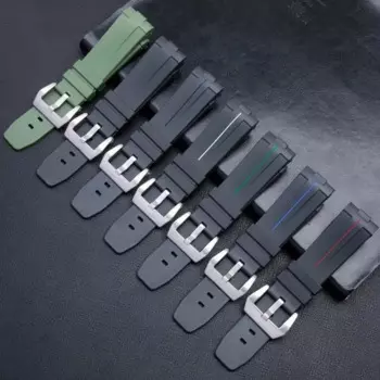 Ремешок для часов из натурального каучука, 24 мм