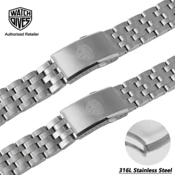 Ремешок для часов из нержавеющей стали, 20 мм