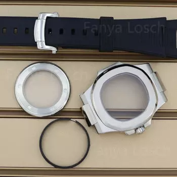 Ремешок для часов из нержавеющей стали 316L, 40 мм, для модифицированных часов Nautilus Seiko nh34 NH35 nh36 nh38, циферблат 30,8 мм