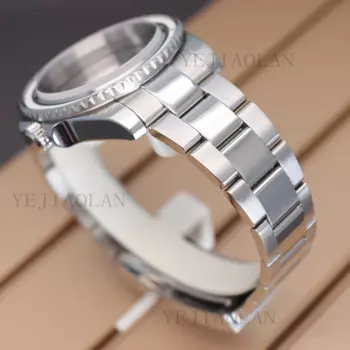 Ремешок для часов из нержавеющей стали, 40 мм, для моделей Seiko Nh34 Nh35 Nh36 38 Miyota 8215 ETA 2824