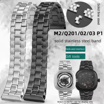 Ремешок для часов из нержавеющей стали, браслет для часов Семь пятниц V3 Q1 M2/Q201/02/03 P1, мужской браслет, аксессуары для часов, ремешок для часов, браслет