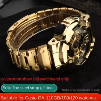 Ремешок для часов из нержавеющей стали для Casio G-SHOCK 100 120 140