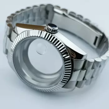 Ремешок для часов из нержавеющей стали с зубьями, 39 мм