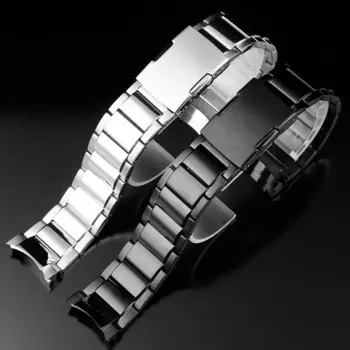Ремешок для часов из тонкой стали для Casio, аксессуары для мужских часов, ремешок для часов из тонкой стали 22 мм