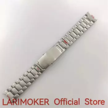 Ремешок для часов LARIMOKER из нержавеющей стали золотистый, 20 мм, складная пряжка, подходит для часов 39 мм, 41 мм, ремешок для часов
