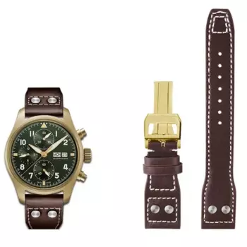 Ремешок для часов NFR из натуральной кожи, браслет для IWC Big Pilot Flamethrower Little Prince Mark, Ивовый браслет для ногтей, 20 мм 21 мм 22 мм