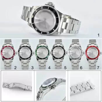 Ремешок для часов NH34 NH35 NH36, 39,5 мм, в стиле ретро