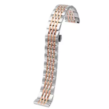 Ремешок для часов ONECMN из твердой стали для Armani ar45/1648/1863/AR2447/AR11121, мужской ремешок из розового золота 22 мм, металлический сменный