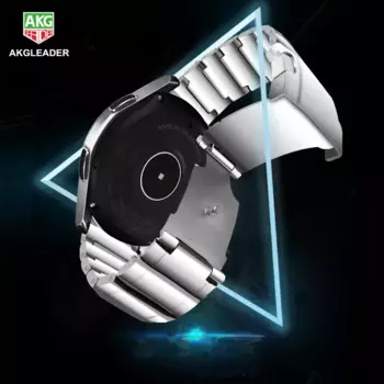 Ремешок для часов Samsung Galaxy, металлический ремешок из нержавеющей стали, Gear S3, классический, для huawei Watch 2 Pro, huami amazfit