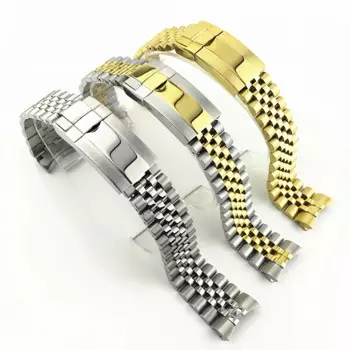 Ремешок для часов SUP GMT из нержавеющей стали, 20 мм, в стиле «Устрица»