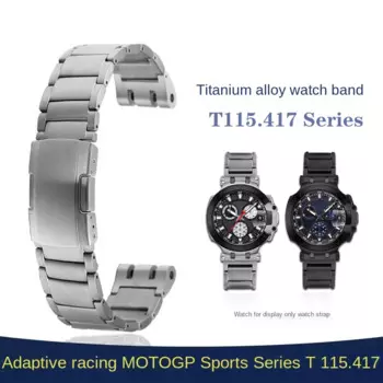 Ремешок для часов Tissot Racing T115 Series T115.417 Series Moto GP из титанового алюминиевого сплава, 22 мм, ремешок для часов с инструментами