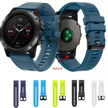 Ремешок для наручных часов Garmin Fenix 5 / 5 Plus, силиконовый спортивный браслет для Garmin Forerunner 935 945 S60 Fenix 6 6 pro, 22 мм