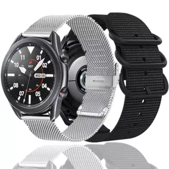 Ремешок для samsung galaxy watch 3 45 мм, браслет для active 2 gear S3 Frontier amazfit bip gts huawei watch gt 2e gt 2, 45 мм