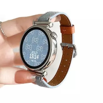 Ремешок джинсовый для Huawei Watch GT5 GT4 41 мм 46 мм, спортивный браслет для наручных часов Huawei watch GT3 GT2 pro 22 мм 20 мм 18 мм