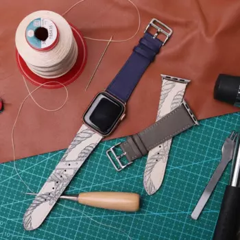Ремешок из натуральной кожи для Apple Watch Ultra, совместим с серии 8 7 6 5 4 3 2 SE, подходит для модов 49 мм 45 мм 41 мм 44 мм 40 мм 42 мм 38 мм