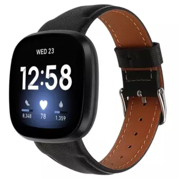 Ремешок из натуральной кожи для смарт-часов fitbit versa 3
