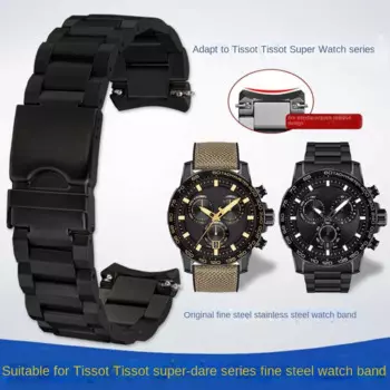 Ремешок из нержавеющей стали 1853 для часов Tissot серии T125.617A, 22 мм
