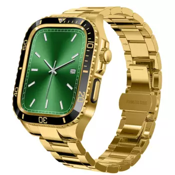 Ремешок из нержавеющей стали для Apple Watch Band 45 мм 44 мм, металлический ремешок для модификации для Iwatch Series 9 8 7 6 SE 5 4 Mod Kit