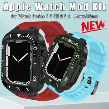Ремешок из нержавеющей стали для Apple Watch 9 8 7 Band 45 мм 44 мм
