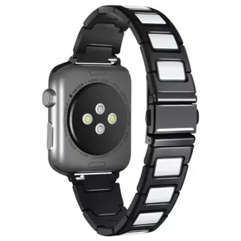 Ремешок из нержавеющей стали для Apple Watch 5 Band 38 мм 40 мм, керамический браслет для iWatch Sport Edition Series 4 3 2, браслет