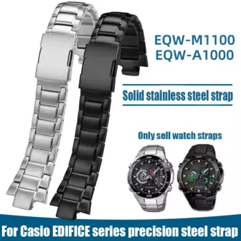 Ремешок из нержавеющей стали для Casio EDIFICE Series, выпуклый браслет для мужских часов, диаметром 13 мм