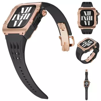 Ремешок из нержавеющей стали для часов Apple Watch, 45 мм, 44 мм
