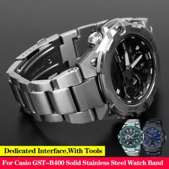 Ремешок из нержавеющей стали для часов Casio G-SHOCK, мужской браслет из нержавеющей стали с сердечками