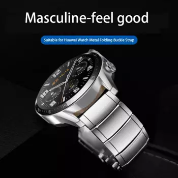 Ремешок из нержавеющей стали для часов Huawei GT1, 2, 46 мм