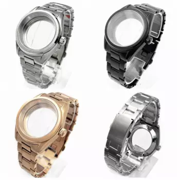 Ремешок из нержавеющей стали для часов NH35, 38 мм