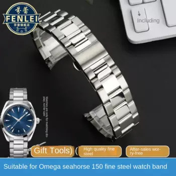 Ремешок из нержавеющей стали для часов Omega sea horse, 150, 300, металлический браслет для часов, 20 мм