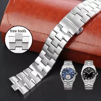 Ремешок из нержавеющей стали для часов VC 47040 47660/000G-9829 Series, металлический браслет 24*7 мм, Серебристый браслет, мужской браслет