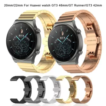 Ремешок из нержавеющей стали для Garmin Vivoactive 3 4, браслет для часов Forerunner 645 645 vivomove HR, 20 мм 22 мм
