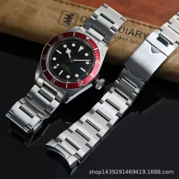 Ремешок из нержавеющей стали для наручных часов Tudor Black Bay 79230 79730, 22 мм