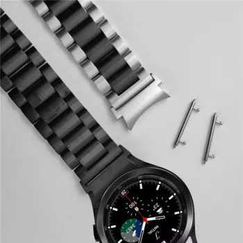 Ремешок из нержавеющей стали для Samsung galaxy watch 6/6classic/5/5pro/4/4classic, браслет без зазора, 47 мм 43 мм 44 мм 40 мм 46 мм 42 мм