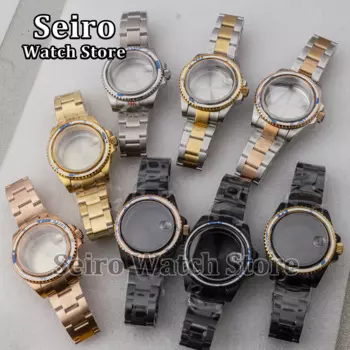 Ремешок из нержавеющей стали NH35, 40 мм, для часов SUB GMT NH36