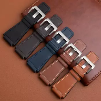 Ремешок из телячьей кожи для часов, 24 мм